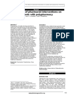 Effect of Pharmacy Intervention To Patient With Polypharmacy - Journal