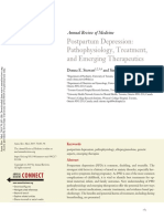 Postpartum Depression - Pathophysiology, Treatment,and Emerging Therapeutics