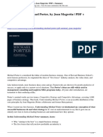 Understanding Michael Porter PDF Summary Joan Magretta PDF