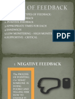 Types of Feedback