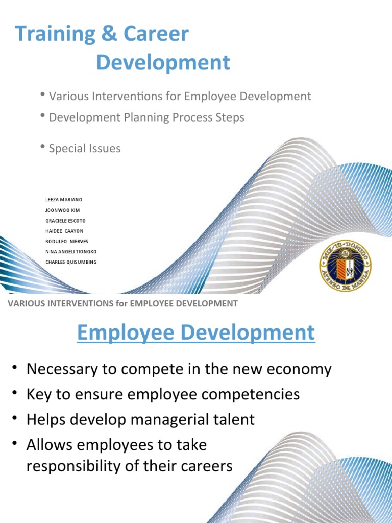 Training & Career Development | PDF | Behavioural Sciences ...