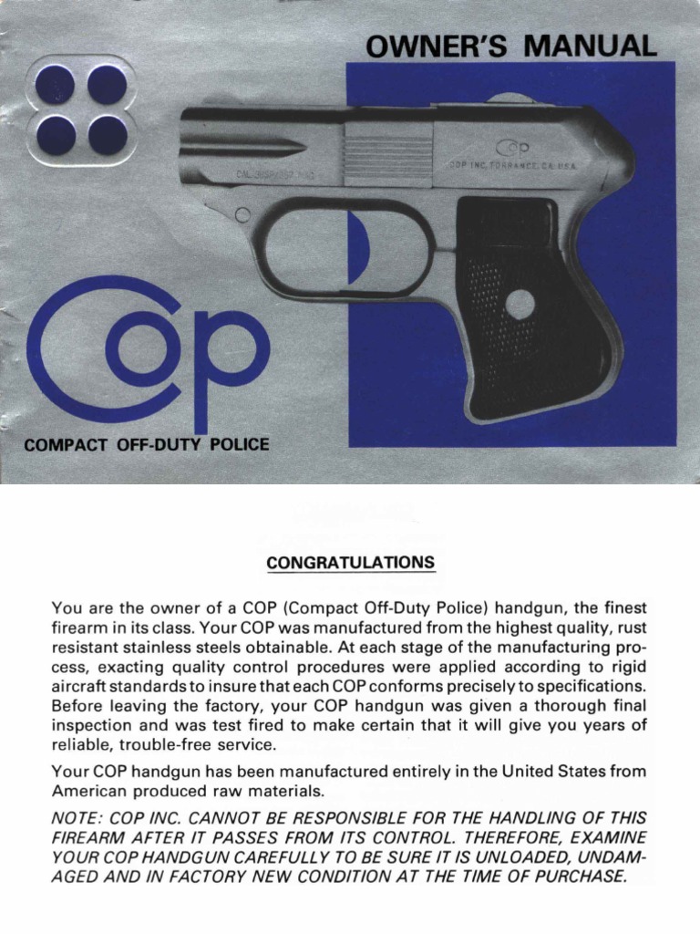 COPManual PDF | PDF
