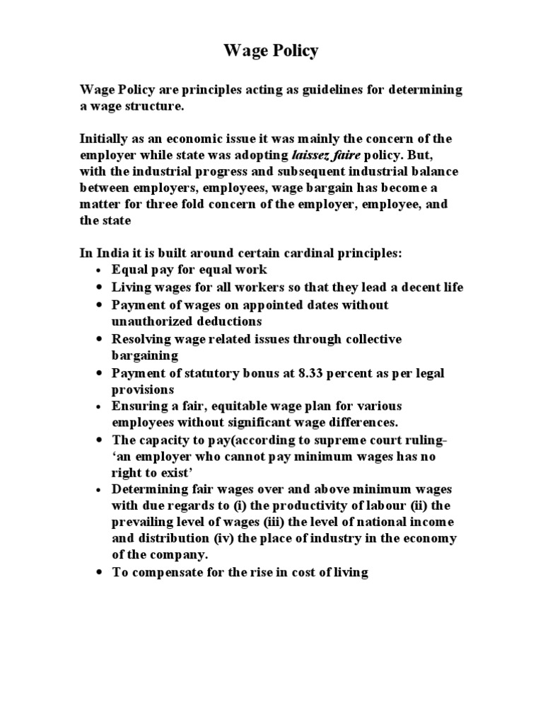wage-policy-living-wage-employment