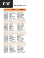 FINALISTAS 2019 Olimpiadas Matematicas