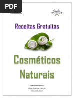 Receitas Gratuitas Cosméticos Naturais