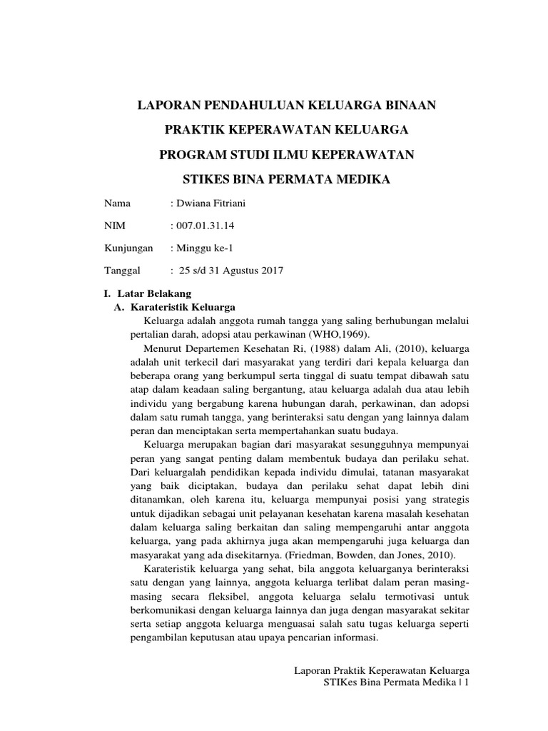 370772010 Laporan Pendahuluan Keluarga Binaan Docx