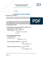 Resolución Matemática Financiera