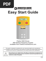 Parker SSD 650 Easy Start Guide