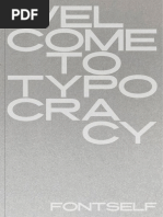 Welcome To Typocracy - by Fontself PDF