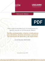 Perfiles Criterios e Indicadores Eb 2020 2021 PDF