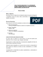 Elaboración Del Plan de Negocios y El Expediente Técnico Del Establo Comunitario de La Asociación de Productores Lácteos de Ite