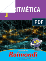 Formulario de Aritmètica - Raimondi PDF