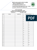 Daftar Hadir Lokmin Depan