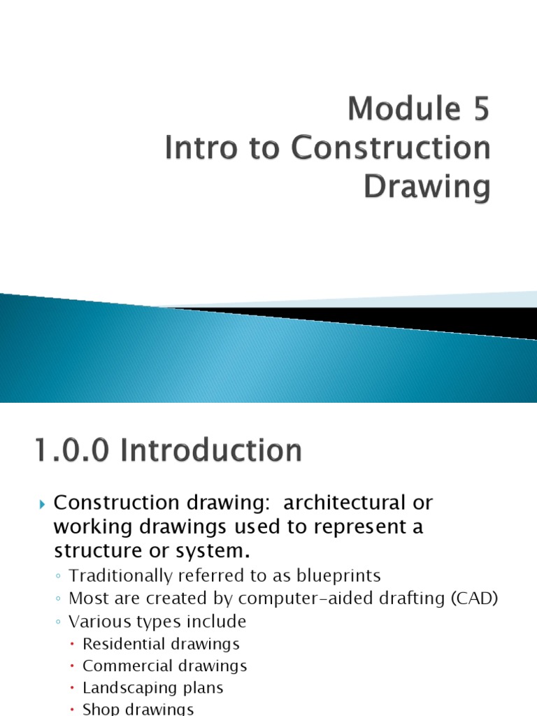 Overview of Construction Drawings | PDF | Building | Engineering