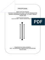 proposal BANKEU drainase