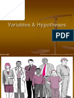 Pertemuan 4 Variables and Hypotheses