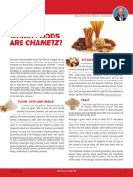 Which Foods Are Chametz