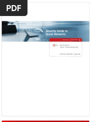 Security Guide to Social Networks