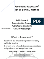 Flexible Pavement - Aspects of Basic Design As Per IRC Method