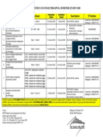 Jadwal Kompetisi Semester Ii Tahun 2020