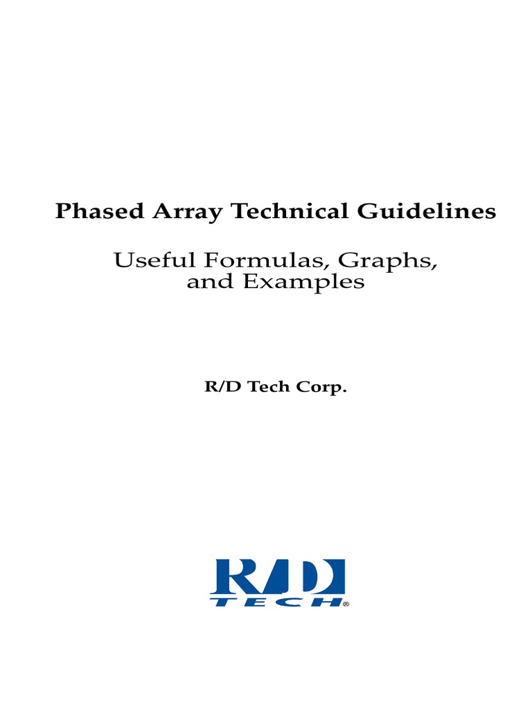 Phased Array - Studies | PDF | Medical Ultrasound | Nondestructive Testing