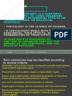 9301 - 1. Poisons and Toxicology