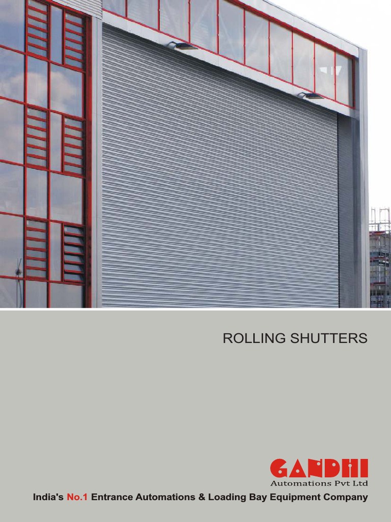 Motorised Rolling Shutters | PDF | Galvanization | Automation