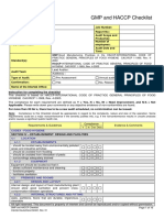 GMP Haccp Checklist v01 PDF