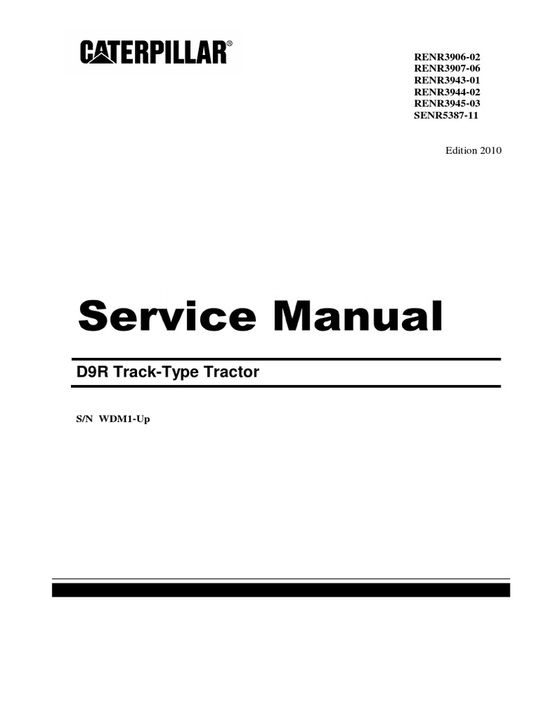 Страницы из D9R Service WDM | PDF | Transmission (Mechanics) | Valve