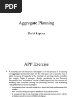 Aggregate Production Planning