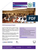 Project Brief - FATA Governance Reforms