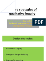 12 Core Strategies of Qualitative Inquiry