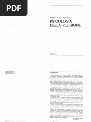 Milanesi Aletti Psicologia Della Religione