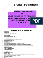 Punjab Forest Department Southern Zone Report