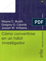 Booth - Como Convertirse Investigador