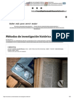 Métodos de Investigación Histórica - Somos Vicencianos