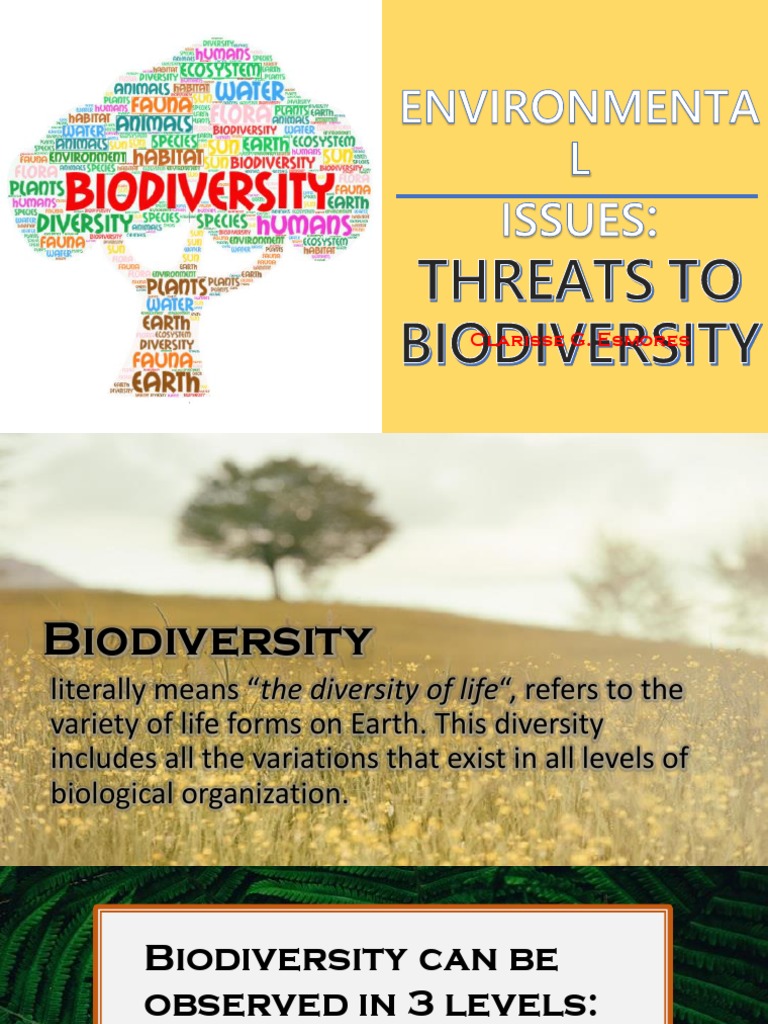 Threats To Biodiversity | PDF | Science & Mathematics