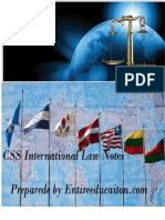 International Law CSS Lnotes