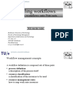 Modeling Workflows: Mapping Workflows Onto Petri Nets