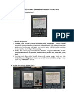 Laporan Justifikasi Aktifnya Alarm Mesin Cummins