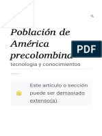 Población de América Precolombina
