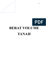 Berat Volume Tanah