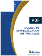 Modelo de Autoevaluacion Institucional