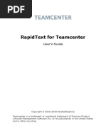 RapidText - Teamcenter Cortona 3D