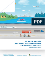 Plan de Acción Nacional de Transporte y Cambio Climático (PANTCC)