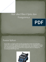Fusion Splicer dan Alat Optik Fiber
