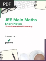 Three Dimensional Geometry Notes For IIT JEE - pdf-24 PDF