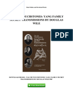 Tai Chi Touchstones Yang Family Secret Transmissions by Douglas Wile