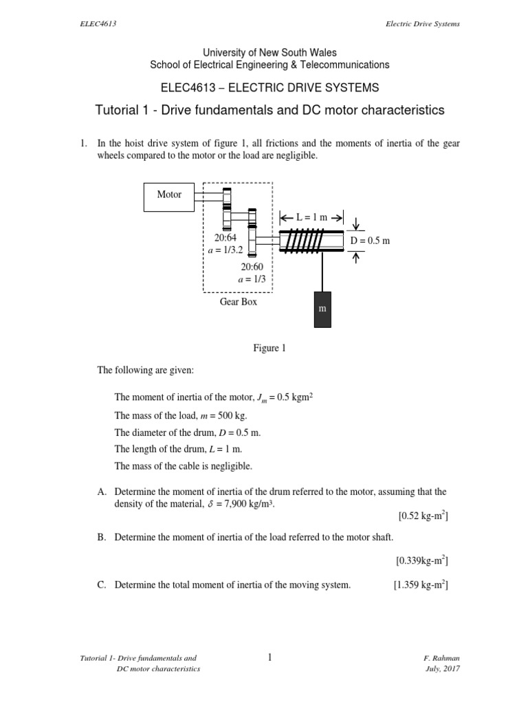 Electric Drive Systems: DC Motor Basics | PDF | Electric Motor | Torque