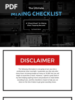 Ultimate Mixing Checklist PDF